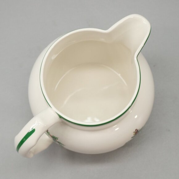 Spode 24 oz Pitcher Juice Water Milk Sauce Jug Christmas Tree England - S3324-T - Picture 7 of 10